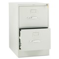 Hon 18-1/4" W 2 Drawer File Cabinet, Light Gray, Legal H312C.P.Q